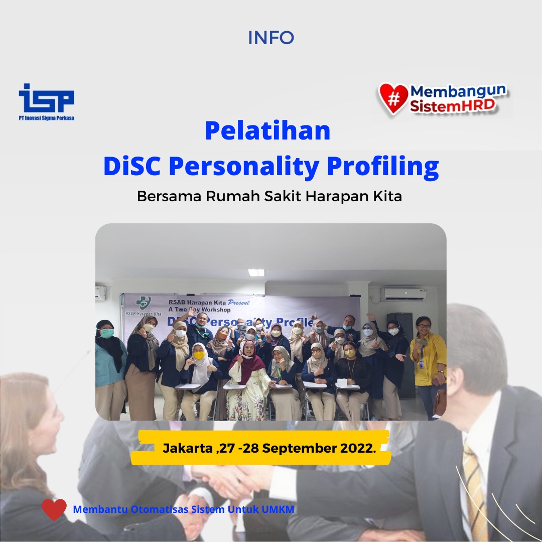Jasa Pelatihan DiSC Personality Profile Murah  Melayani Wilayah Padang Hub 6281386200445